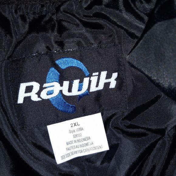 Rawik Black Insulated Pants Work Weatherproof Size 2XL Mens Ski Pants Adjustable - Picture 15 of 16